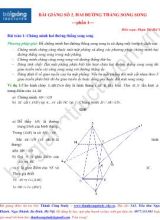 Bài giảng 2 Hai đường thẳng song song - Phần 1